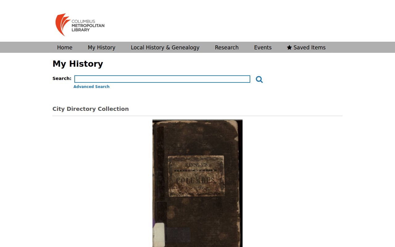 Madison Township city directory digital collection at Columbus Metropolitan Library