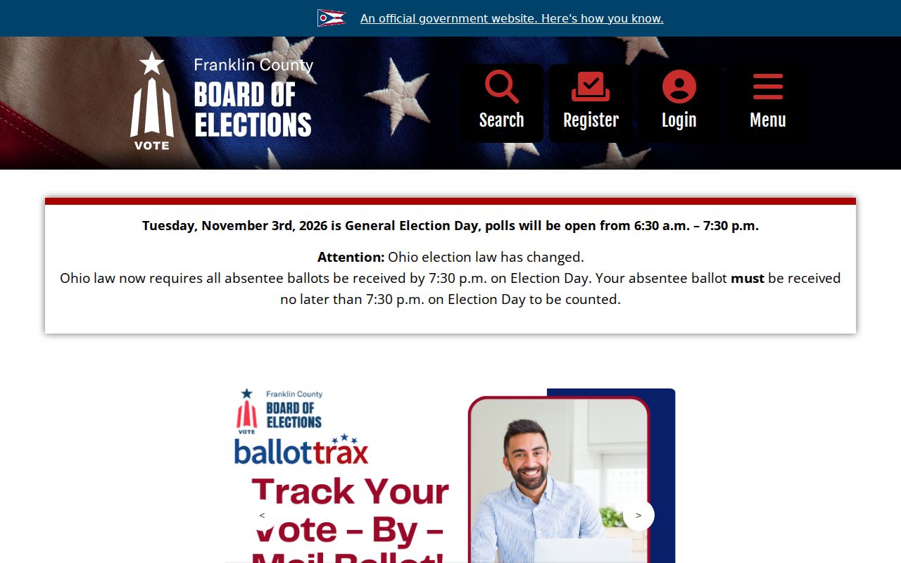 Madison Township neighbors Franklin County Board of Elections access