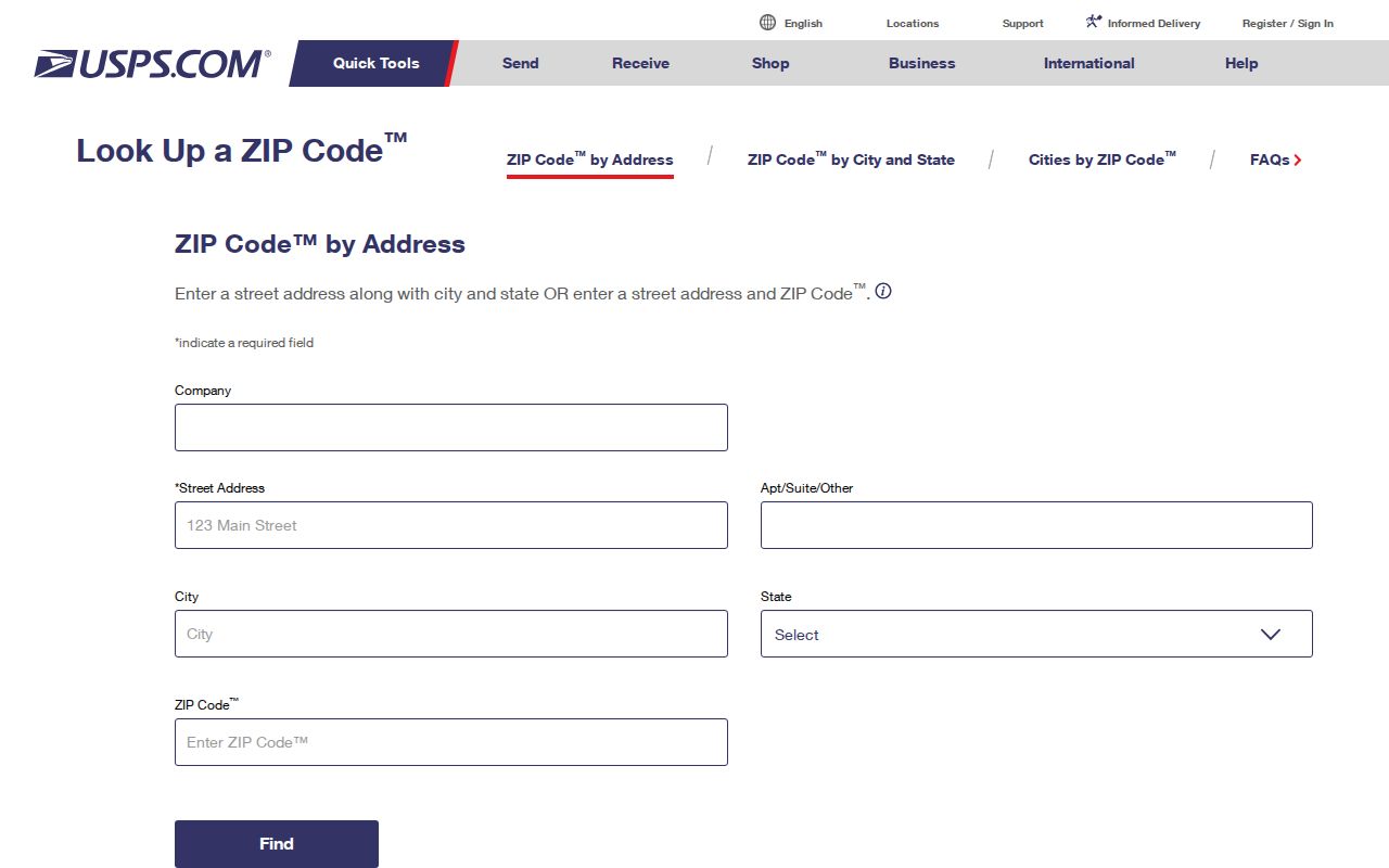 Madison Township ZIP code directory USPS full address lookup